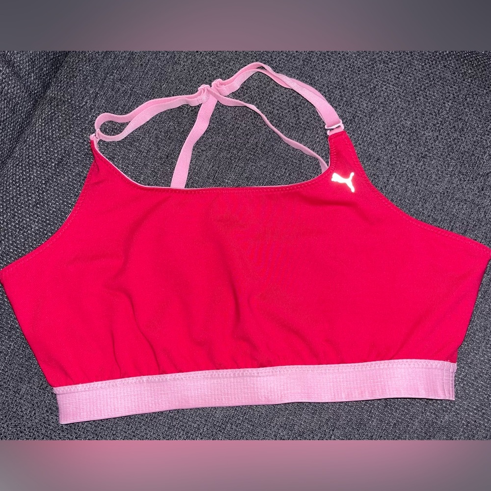 SAVE 💸 BUNDLE INTIMATE/PJS! Puma Reversible Quick-Dry Sports Bra XL 💖 🎀Worn Once